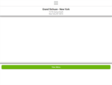 Tablet Screenshot of grandsichuannyc.com